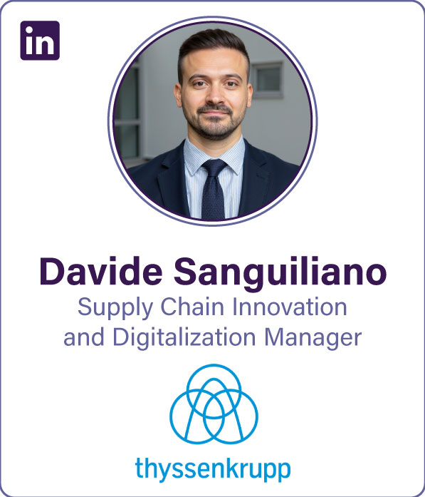 Speaker Davide Sangiuliano