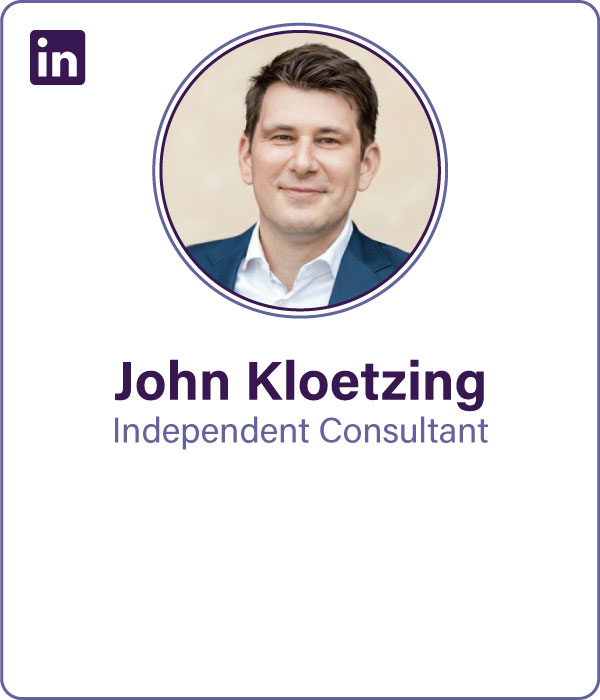 Speaker John Kloetzing