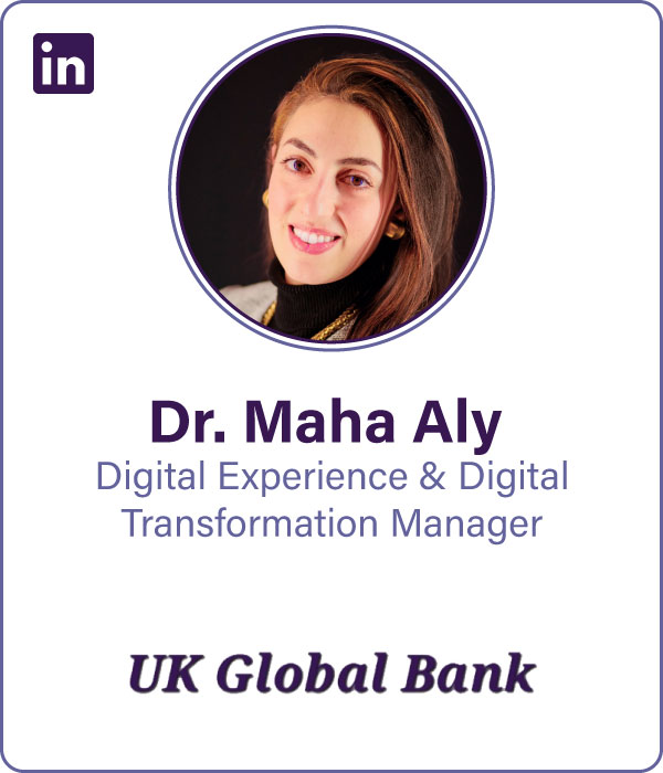 Speaker Dr. Maha Aly