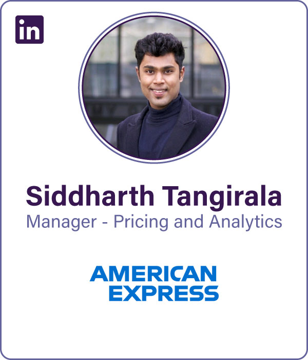 Speaker Siddharth Tangirala