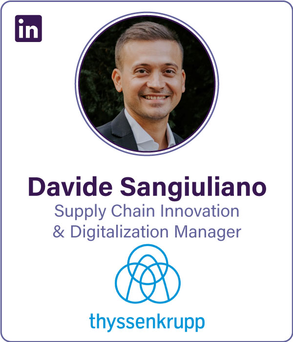 Speaker Davide Sangiuliano